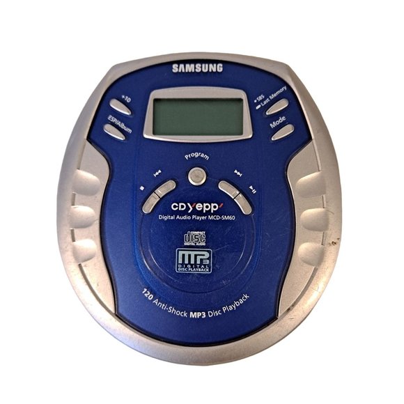 Sony Portable Audio & Video Vintage Samsung Portable Mp3cd Player Mcdsm6 Not Working